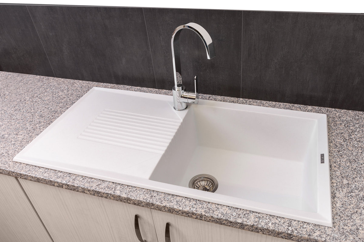 1 1 2 bowl inset kitchen sink